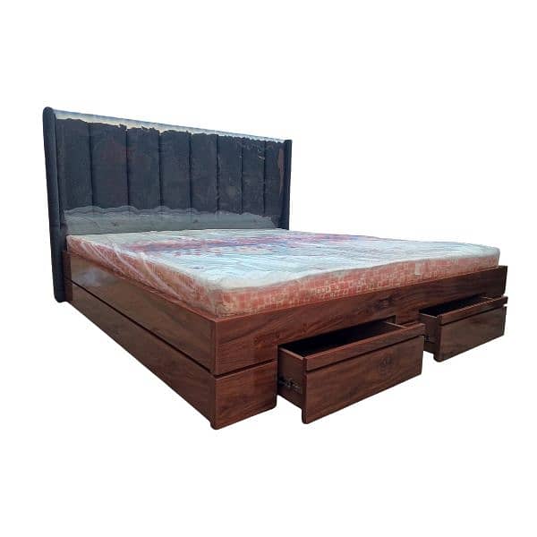 Poshish & Polish Bed with 2 Drow Storage/03019225195 0