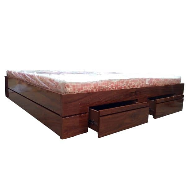 Poshish & Polish Bed with 2 Drow Storage/03019225195 3