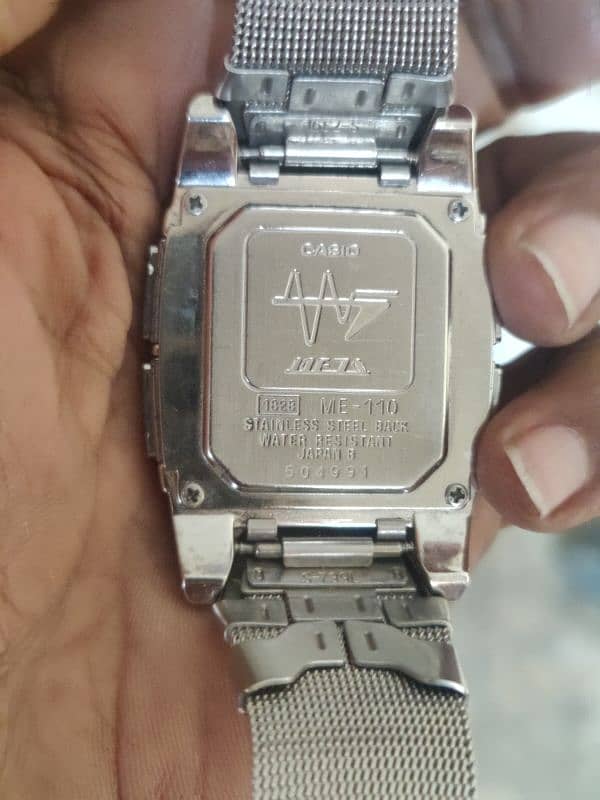 New Casio MF 7A Data Bank Dual Time, world time watch for sale 2