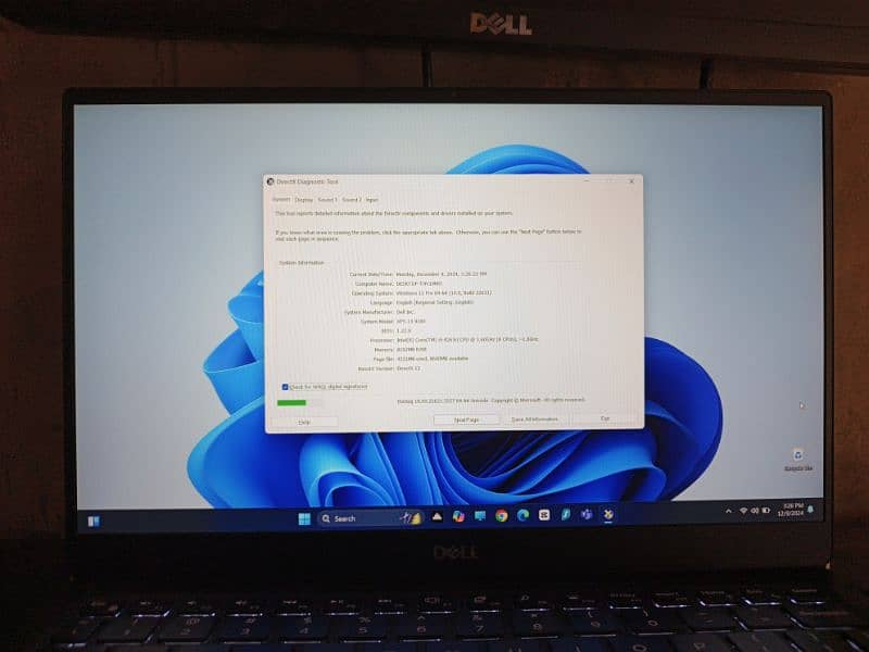 Dell Xps 9380 Core i5 8th generation 16