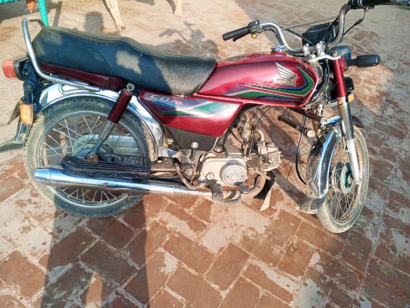 CD 70 used bike for sale, 17 model 0