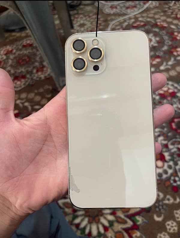 iPhone 12 Pro Max jv 85 hazar na  kam wala rabeta makawa argent sale 3