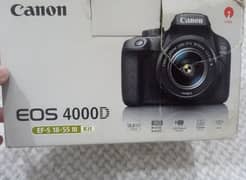 Canon EOS 4000D with EFS 18-55mm Lens