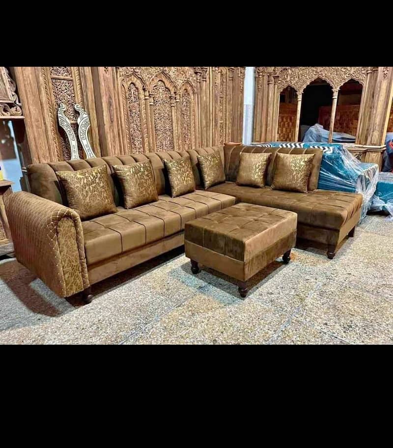 Sofa Poshish/Sofa Repair/Fabric change/Sofa Set & L-shape/Bed poshis 4