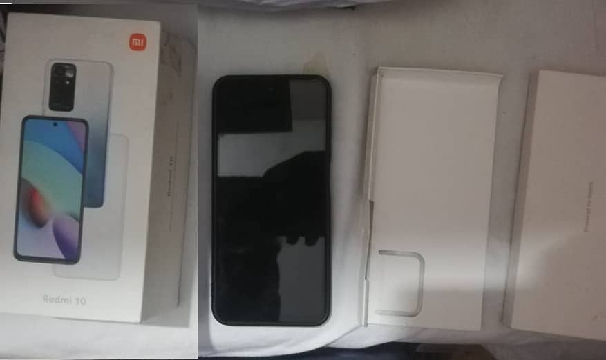 Xiaomi Redmi 10   8/128  dual sim 4G , PTA approved with box ,cover 1