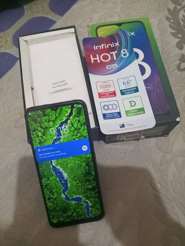 Infinix Hot 8 4/64 With Box 0