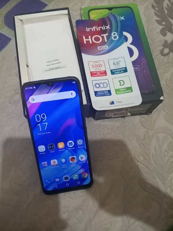 Infinix Hot 8 4/64 With Box 1