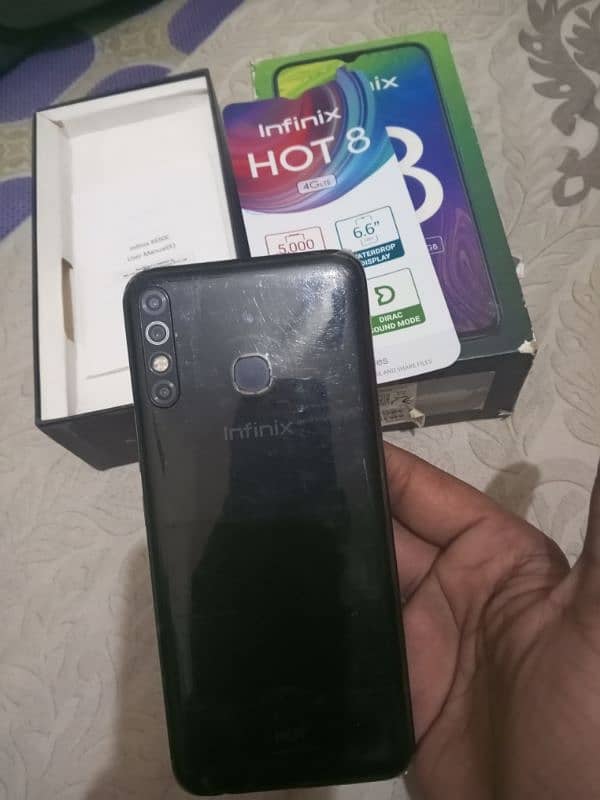 Infinix Hot 8 4/64 With Box 5