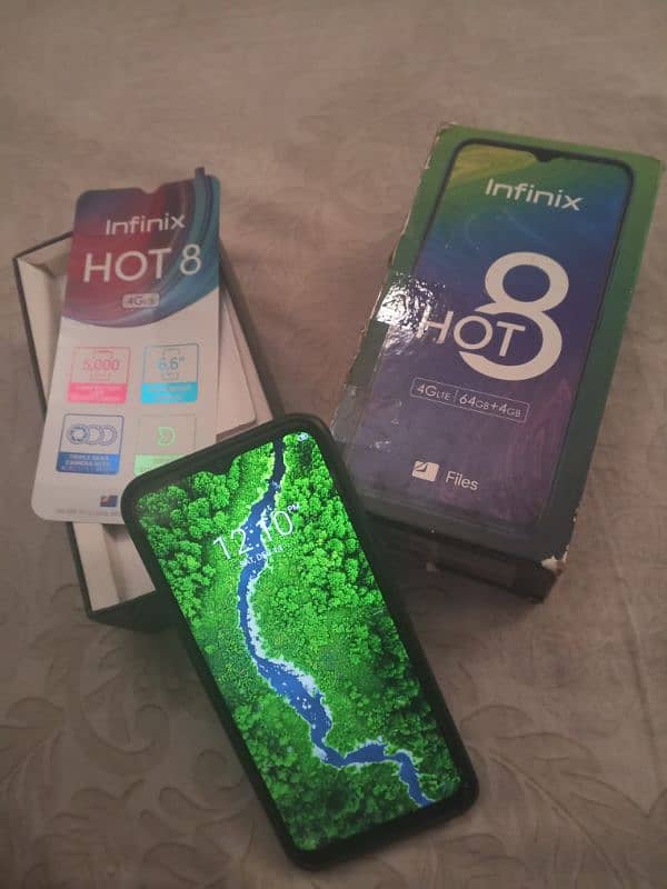 Infinix Hot 8 4/64 With Box 9