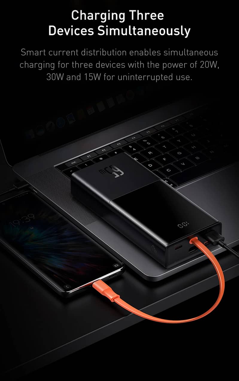 Laptop | iPhone | Samsung Power Bank - Baseus, US-Based Brand | USB-C 1