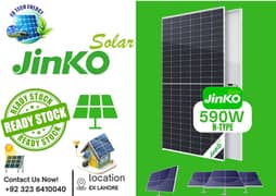 Jinko Mono and Bifacial |590W Solar Panels | Solar Plates | Solar