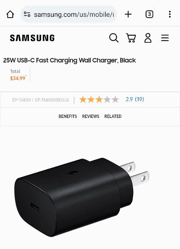 100% Original Samsung 25w Super Fast Charger 25Watt PD Genuine Adapter 6