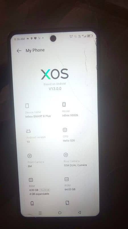 Infinix 8 plus 8.64 6