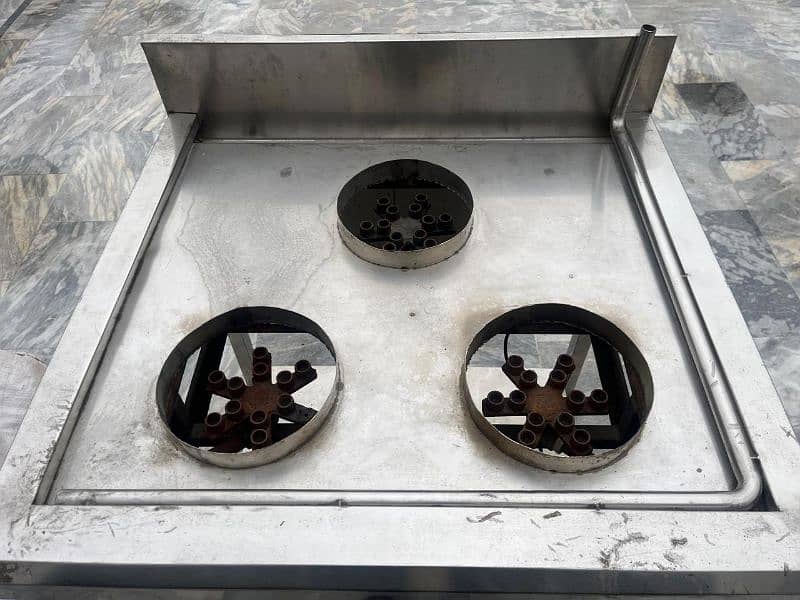 cooking range 3 panel stove Pakistani Chinese stove 3