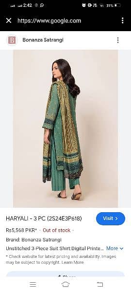 three peace suit bonanza satrangi original with discount price 2