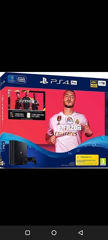 ps4 pro fifa 2020 edition with box 3