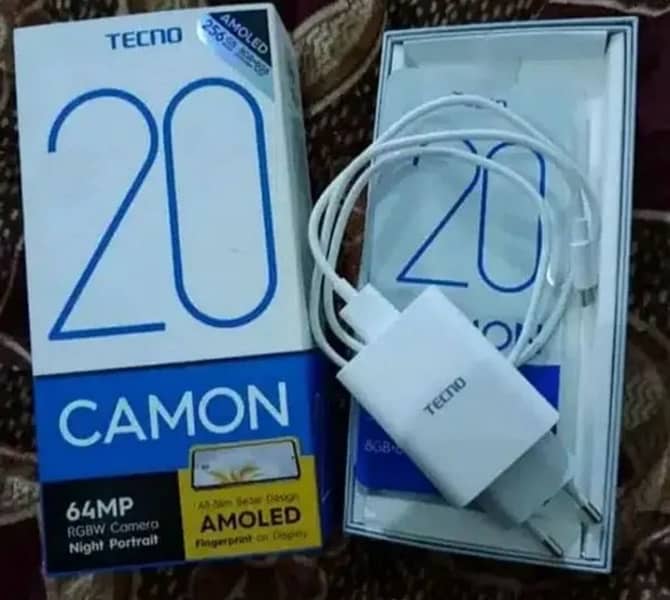 Techno Camon 20 Pro Full Box 10/10 2