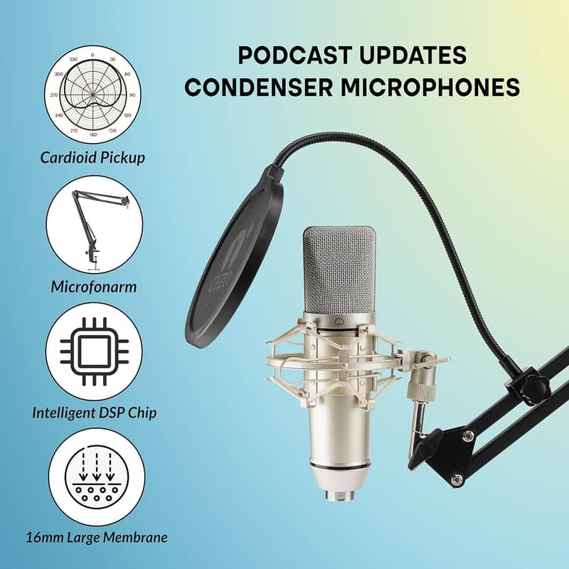 Recording Mic BM800 ultra Youtube voiceover Microphone, podcasting mic 7