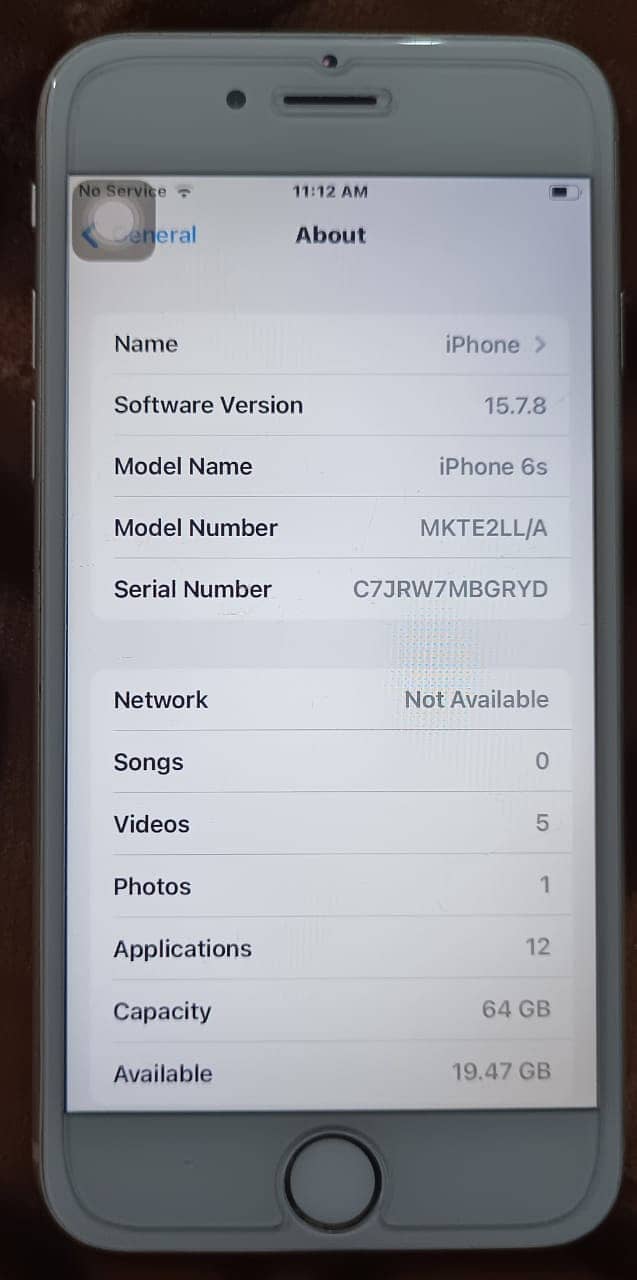 Apple iPhone 6S WhatsApp number 03199182840 exchange possible 2