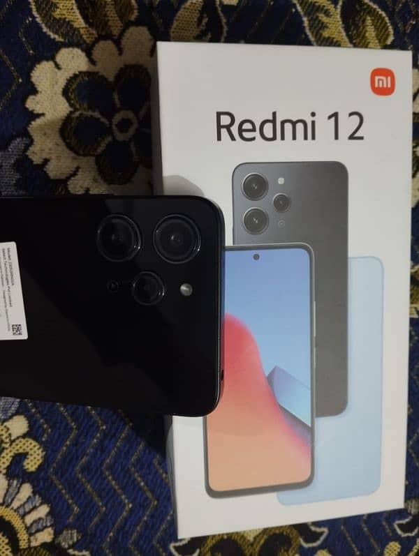 Redmi 12 Mobile for sale on urgent base. 1