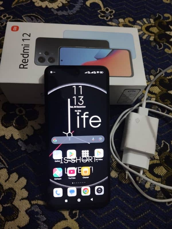 Redmi 12 Mobile for sale on urgent base. 3