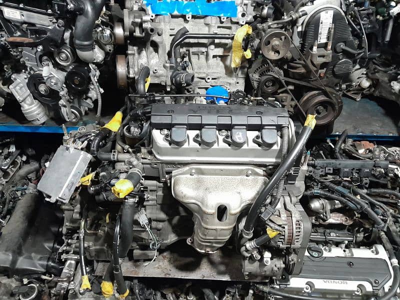 Honda Civic Oriel D17A complete engine with CVT transmission. 0