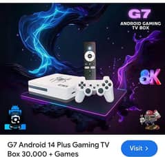 G 7 android Tv box and Gaming