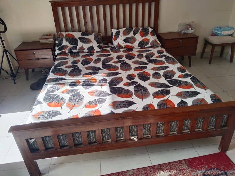 sheesham wood Bed Set 5