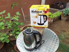 National Electric Kettle 2 years Warranty