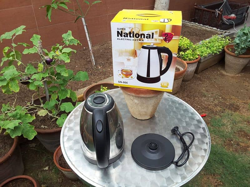 National Electric Kettle 2 years Warranty 1