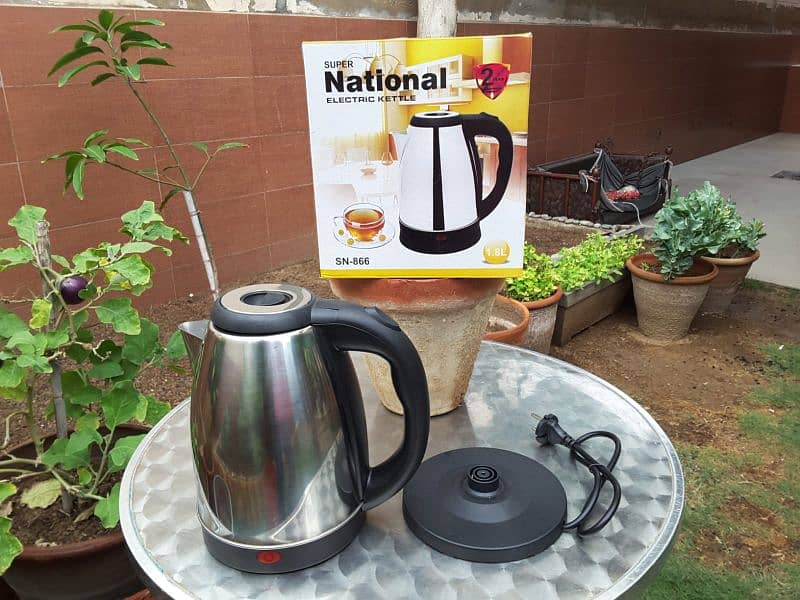 National Electric Kettle 2 years Warranty 2