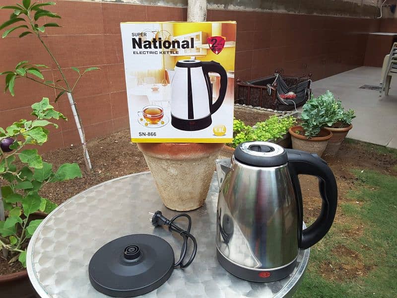 National Electric Kettle 2 years Warranty 3