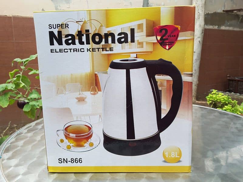 National Electric Kettle 2 years Warranty 8