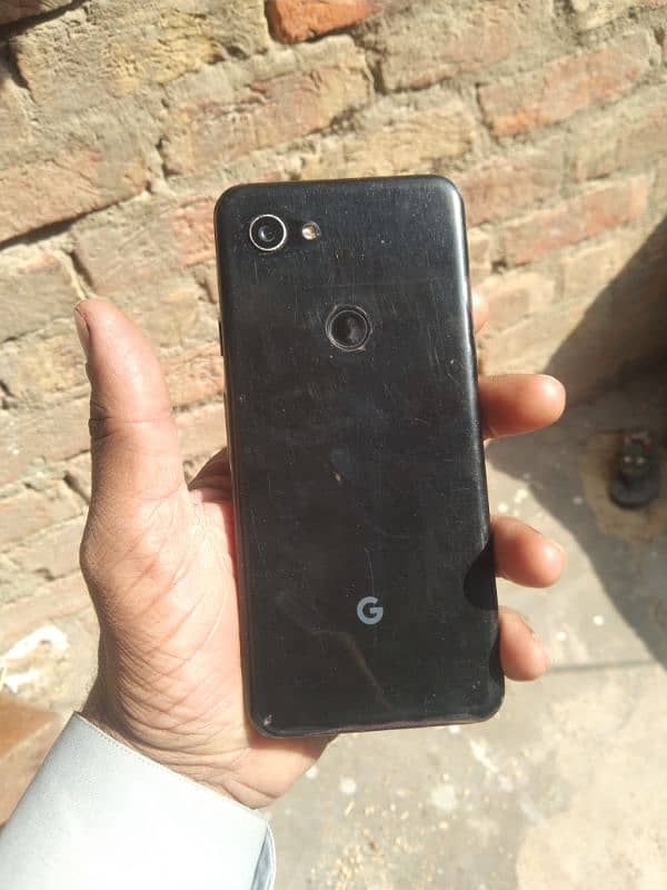 Google pixel 3 a use condition front glass chat cover hai 1