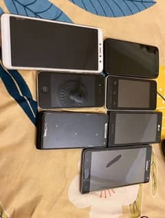 Bundle of Pre-Owned Phones for Sale – Will Work with Minor Repairs!