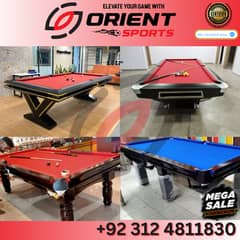 Pool TABLE | SNOOKER TABLE | BILLIARD | AMERICAN DESGIN | ORIENT SPORT