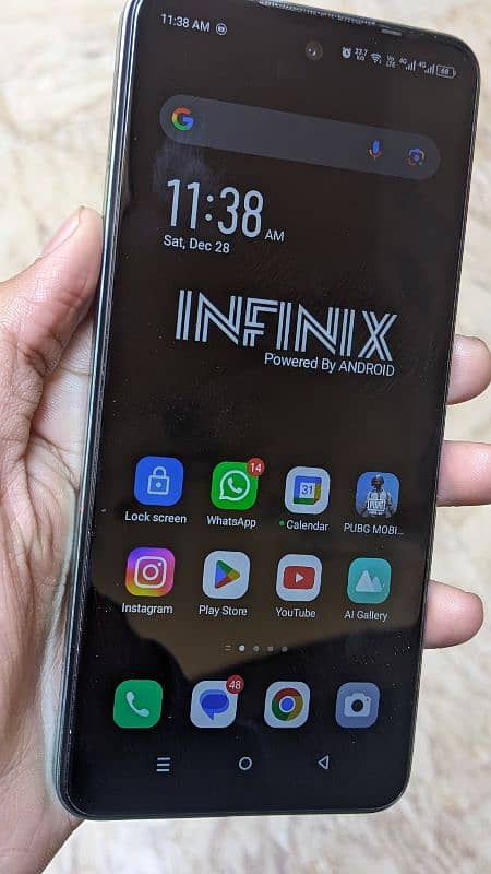 Infinix hot 40i with 8/128 10