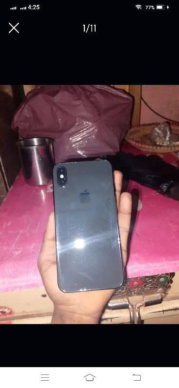 iPhone x 64 GB battery chang 100 Just halka sa dot ha sen pics 3