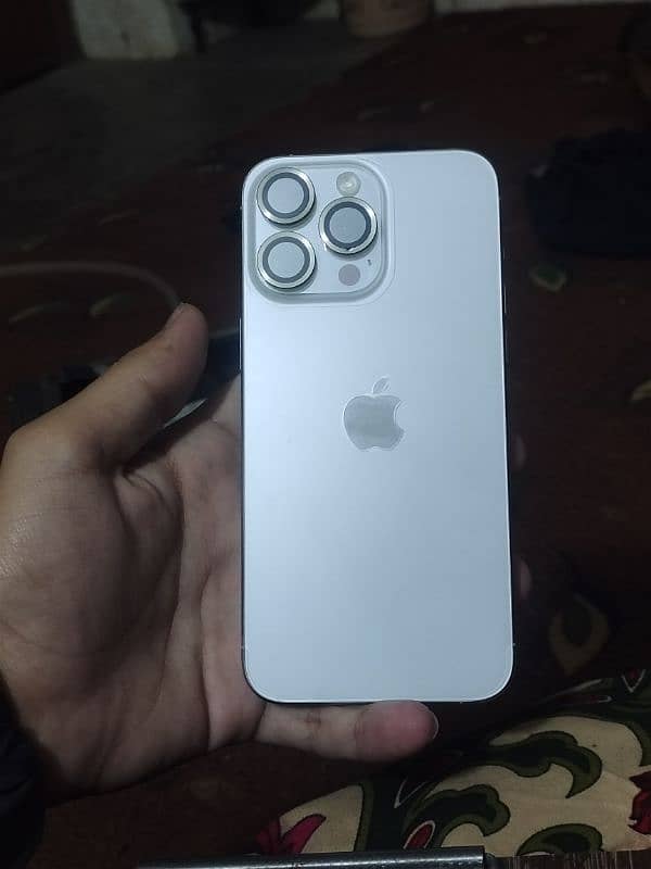 iPhone 15 Pro Max jv 10 by 10 Condition is Brand New white color 1