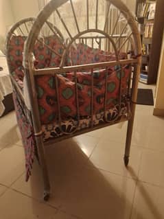 Baby crib , Baby cot with wheels