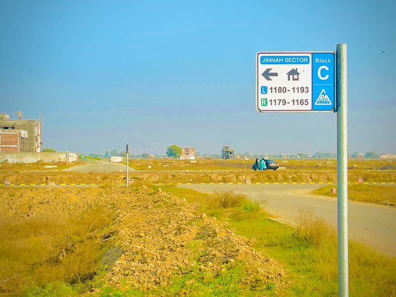 Best Plot of C Block 10 Marla Plot For Sale In C Block Jinnah Sector LDA City Lahore 4