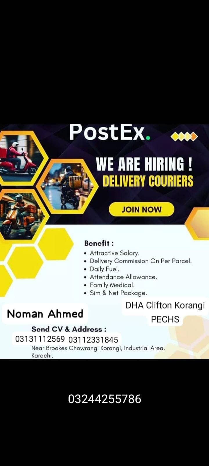 We are hiring delivery couriers 0