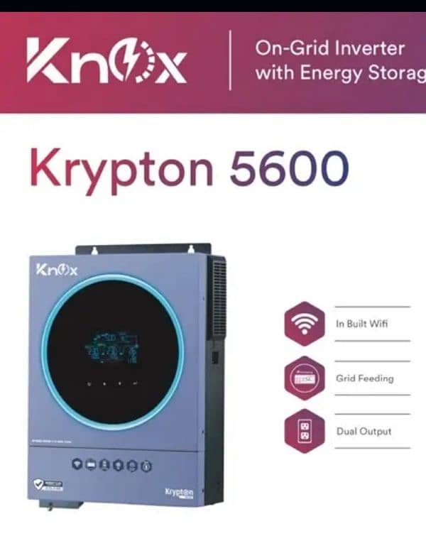 *knox *inverter* 4 *KVA  *pv*5600*pin pack . 0308=546=70=95 0