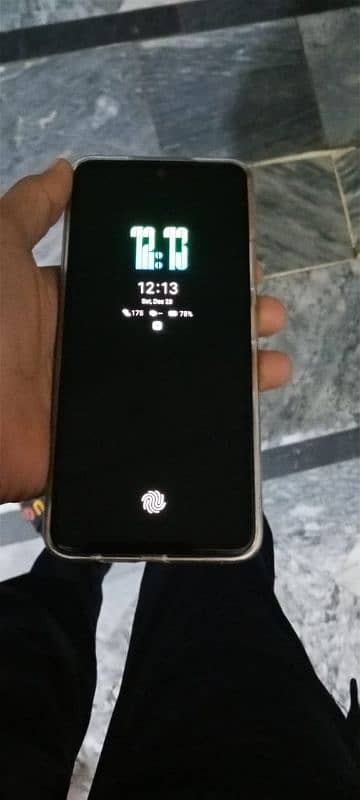 itel s25 AMOLED display In display finger 1