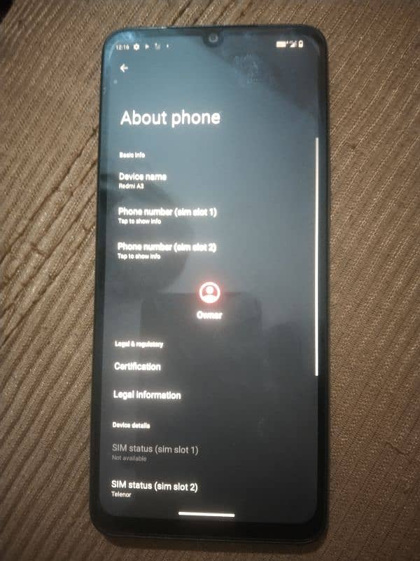 Redmi A3,4/128. . Pta aporved with Box. . . 3