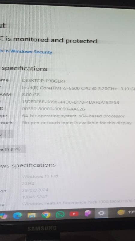 i5 window10pro Lenovo mini PC with 8 gb ram and ssd 3