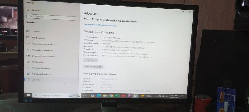 i5 window10pro Lenovo mini PC with 8 gb ram and ssd 4