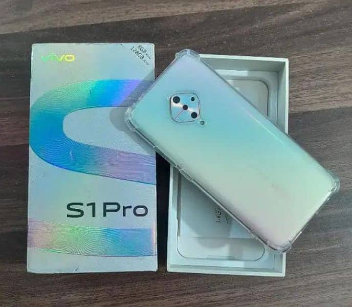 vivo s1pro 8/128 complete box urgent sale connect  wtp no 0327=2632742 0