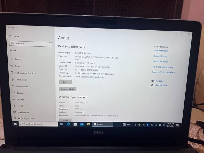 DELL K6SU770 Gaming LAPTOP in Good Condition 7