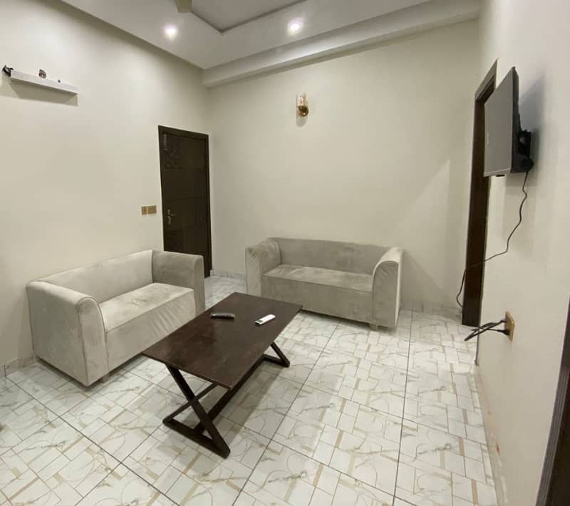 TOTALLY FURNISHED 2 BEDROOMS APARTMENT AVAILABLE FOR RENT (AT REASONABLE RENT) IN CITI HOUSING GUJRANWALA 12